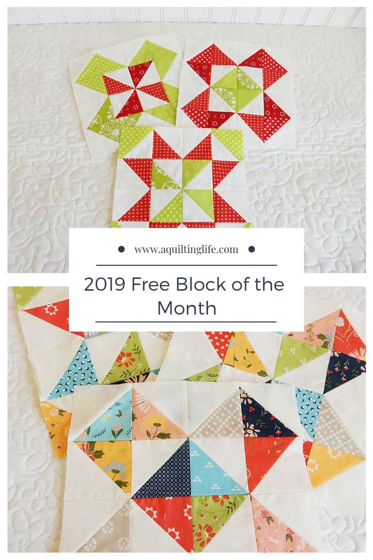 Mystery Block of the Month Program featured by top US quilting blog, A Quilting Life