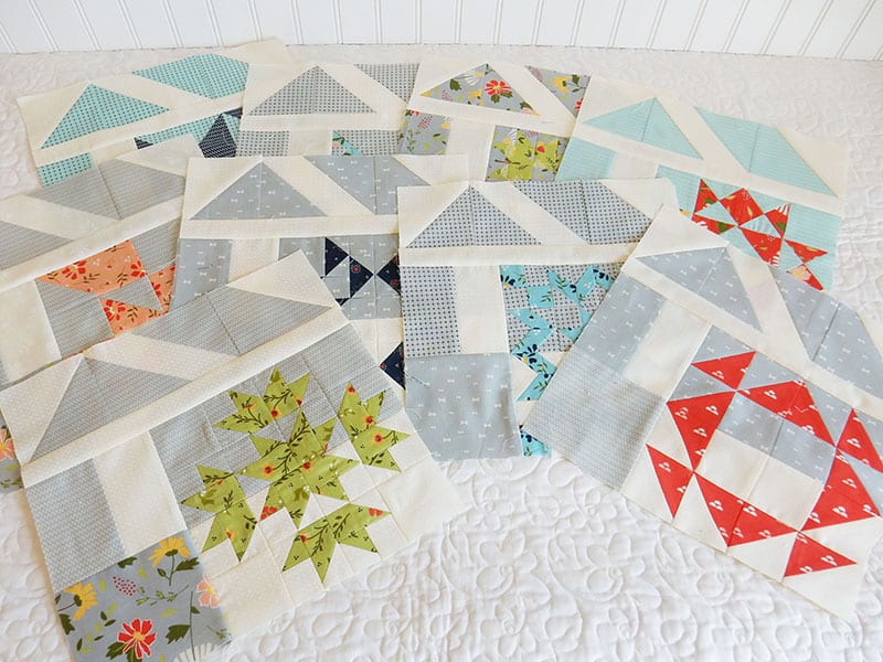 Fat Quarter Shop Barn Blocks by a Quilting Life
