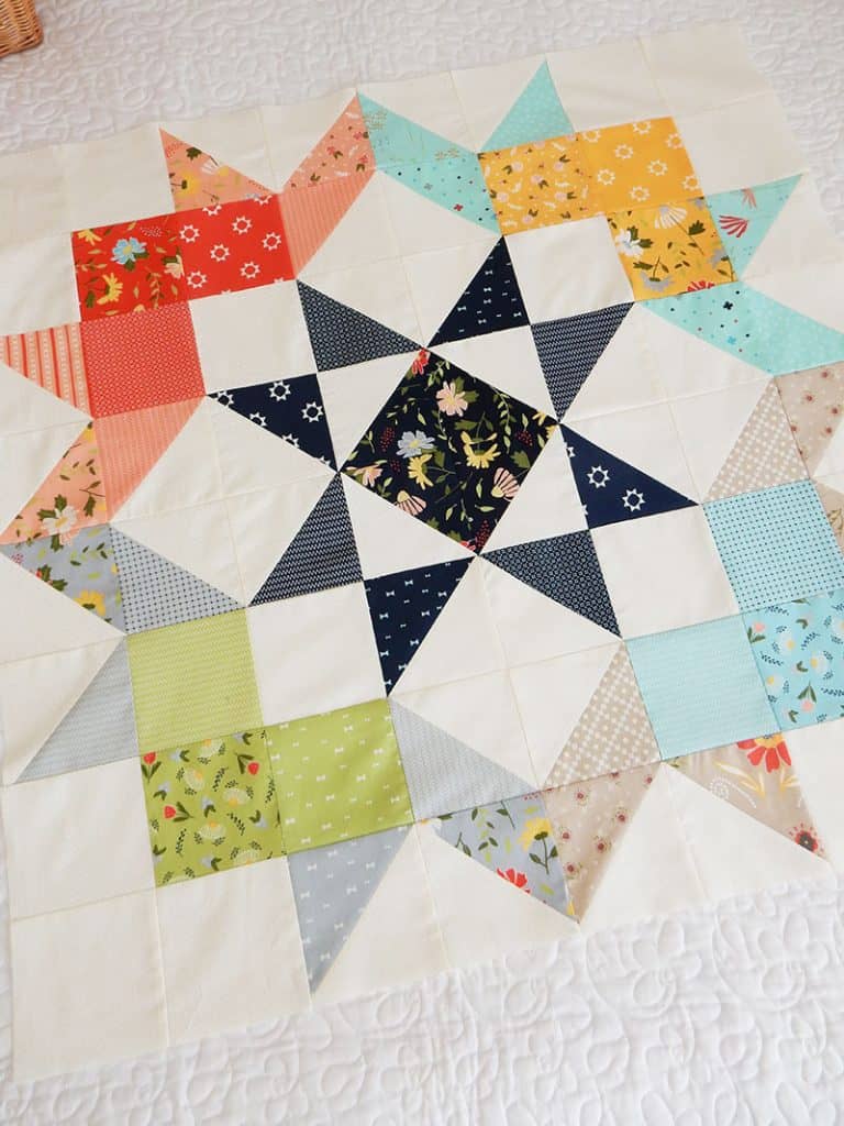 Moda Love quilt in Clover Hollow fabrics