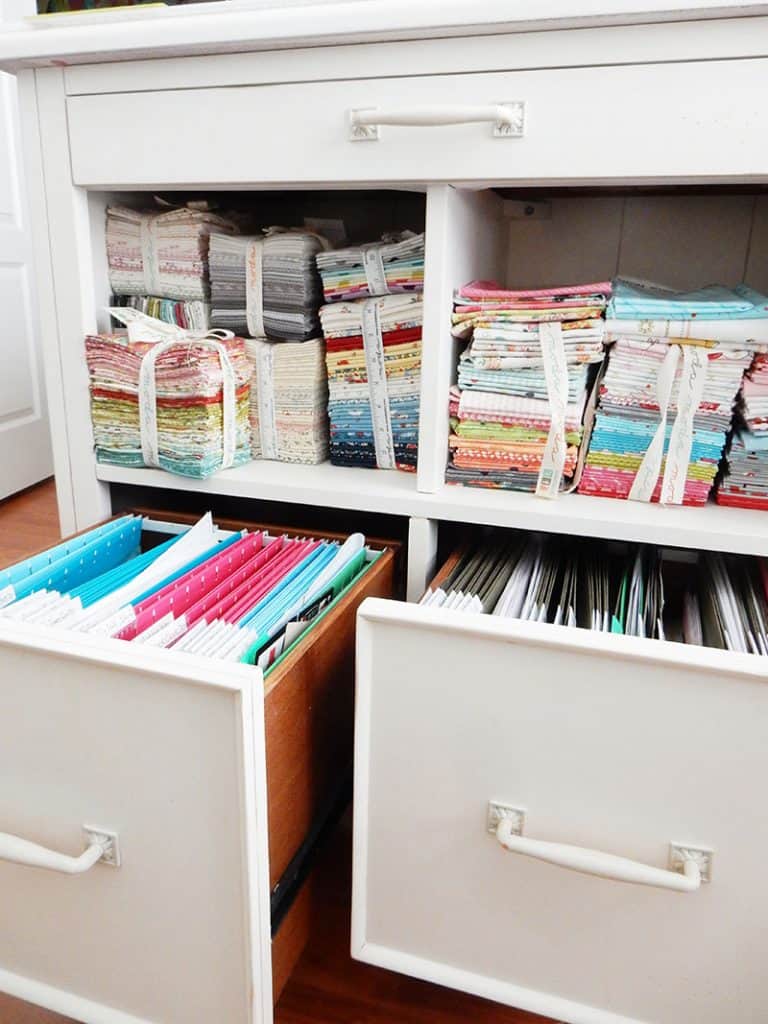 Sewing Table file drawers