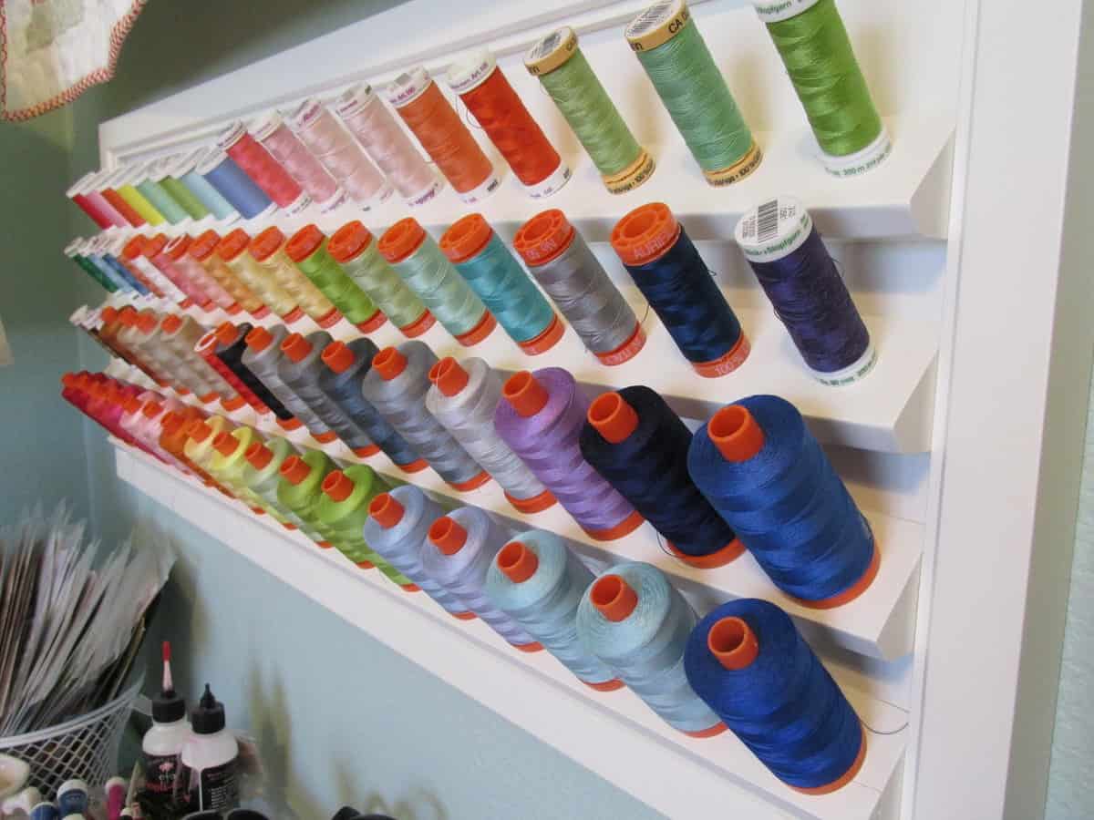 Sewing Room Organization: 7 Practical Thread Storage Ideas - A Quilting Life