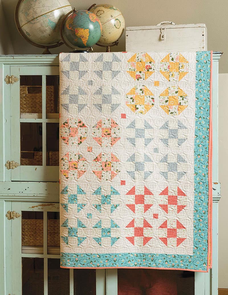 2019 Top Nine from Instagram featured by Top US Quilting Blog, A Quilting Life: image of Parfait quilt from Moda All-Stars On a Roll quilt book