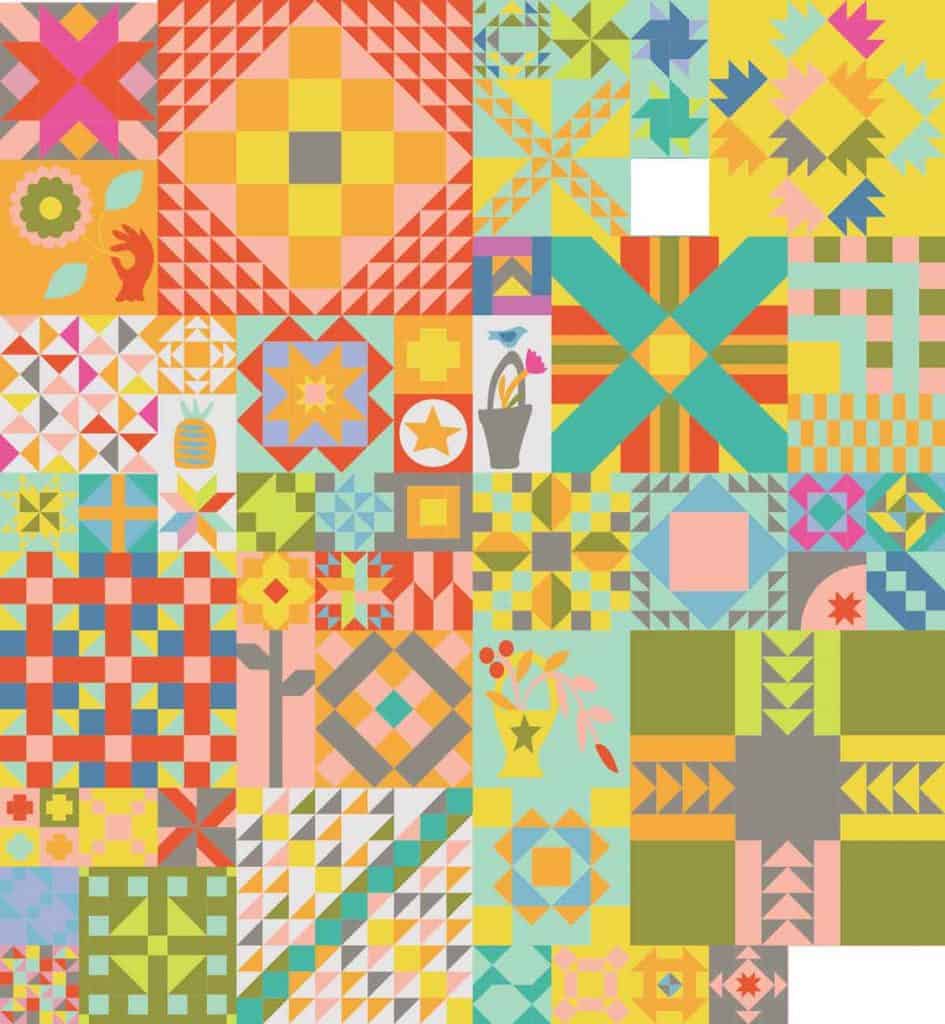 Moda Block Heads 2 Quilt