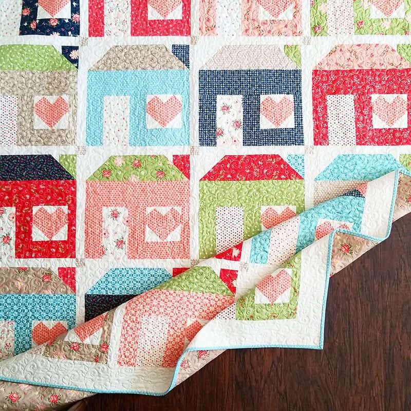 Community Quilt in Harper's Garden fabrics