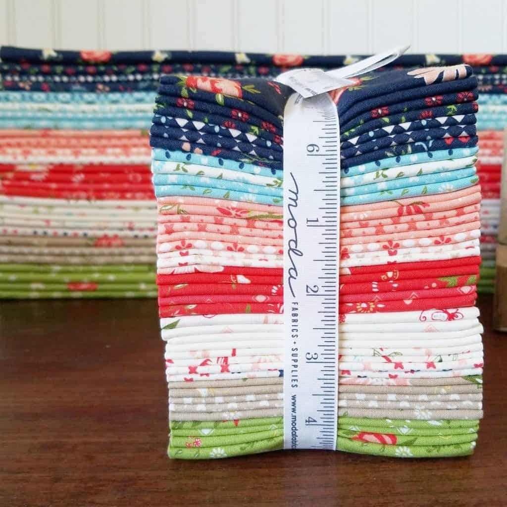 Saturday Seven Inspiration for Quilters, a quilting series featured by top US quilting blog, A Quilting Life: image of Harper's Garden by Sherri & Chelsi for Moda Fabrics