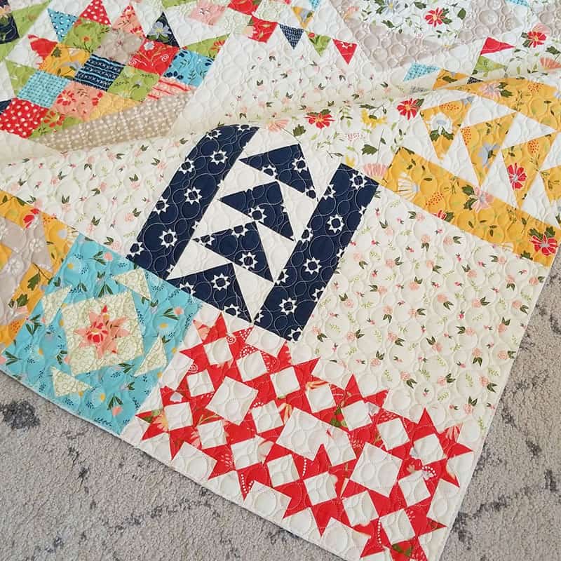 Flying Geese Quilt Blocks featured by top US quilting blog A Quilting Life