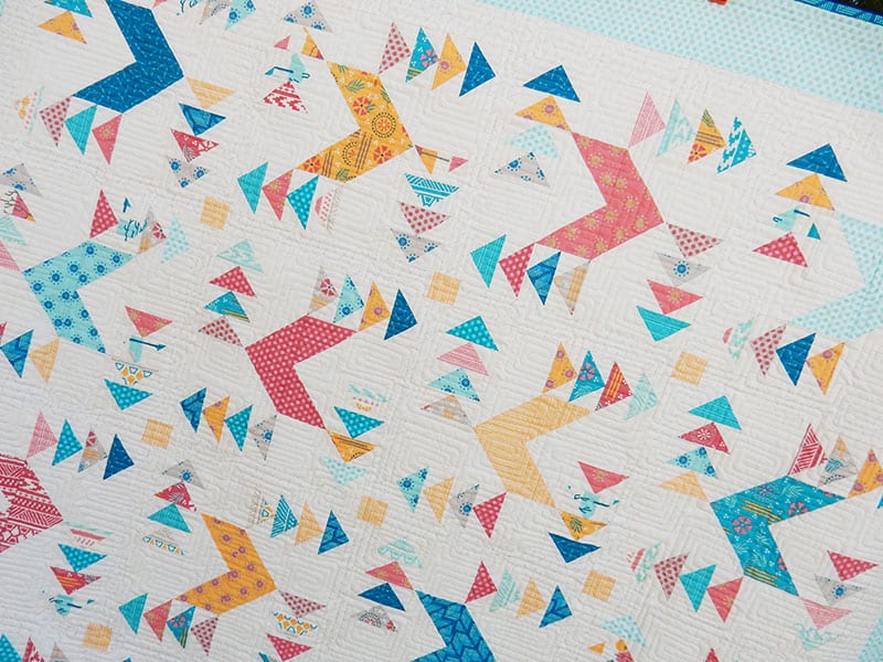 Flying Geese Quilt Blocks featured by top US quilting blog A Quilting Life