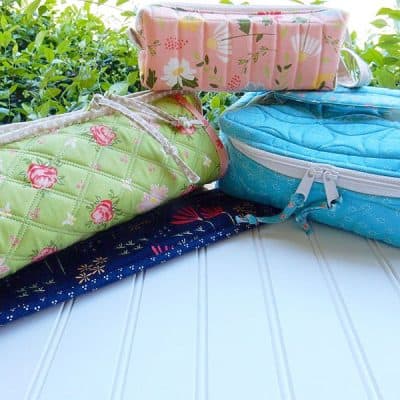 Quilting Bags featured by top US quilting blog A Quilting Life