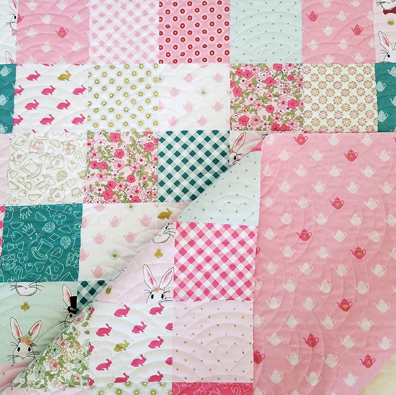 Wonderland quilt by Brooke