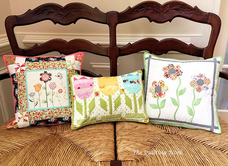 Flower Quilt Blocks featured by top US quilting blog A Quilting Life