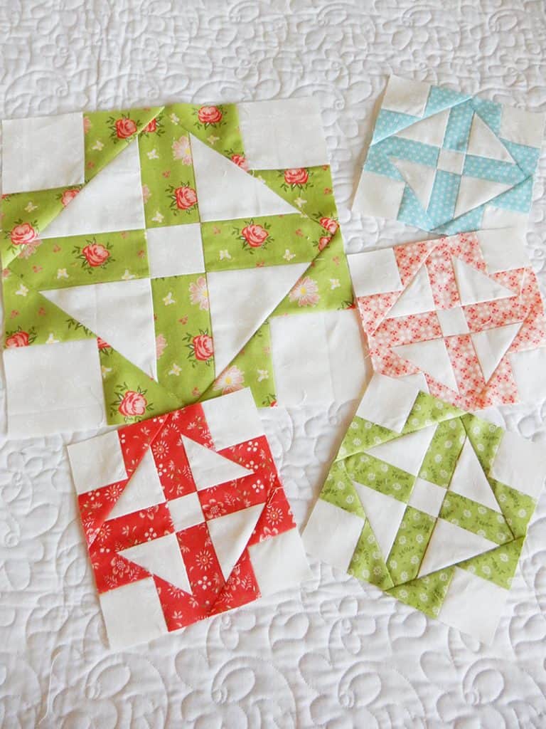 Cross in a Cross Quilt Pattern featured by top US quilting blog A Quilting Life