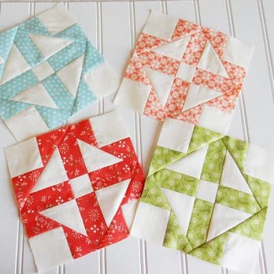 Cross in a Cross Quilt Pattern featured by top US quilting blog A Quilting Life