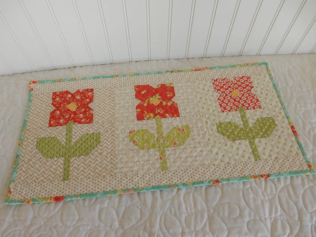 Flower Quilt Blocks featured by top US quilting blog A Quilting Life