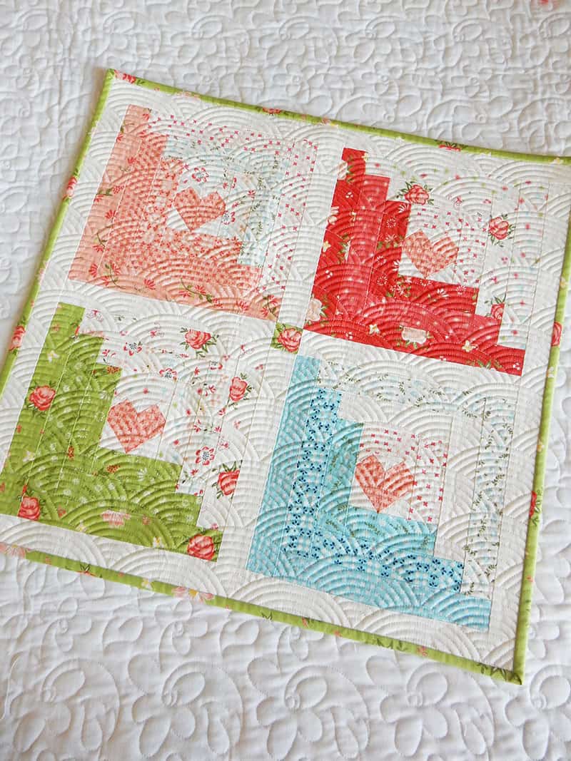 Log Cabin Quilt Block Easy Tutorials A Quilting Life