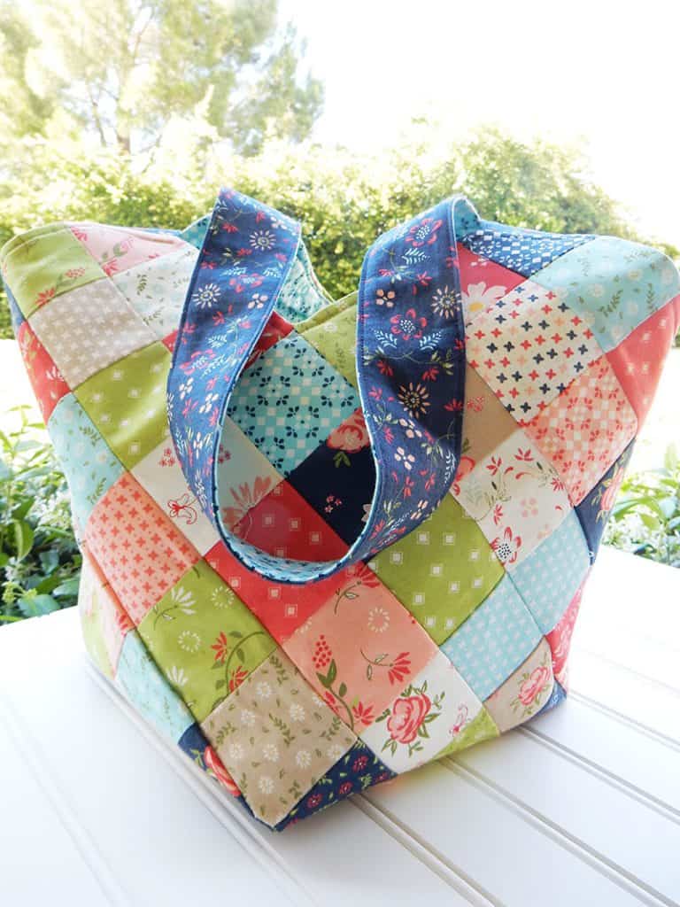 Quilted Bags featured by top US quilting blog A Quilting Life