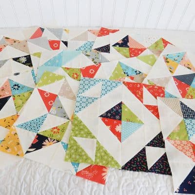 Block of the Month featured by top US quilting blog A Quilting Life