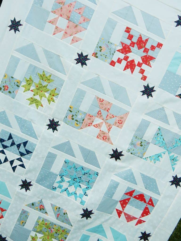 Barn Block Quilt Pattern featured by top US quilting blog A Quilting Life