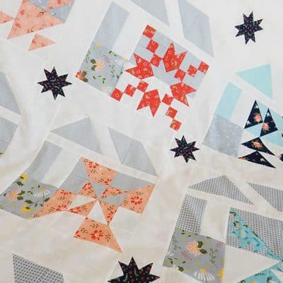 Barn Block Quilt Pattern featured by top US quilting blog A Quilting Life