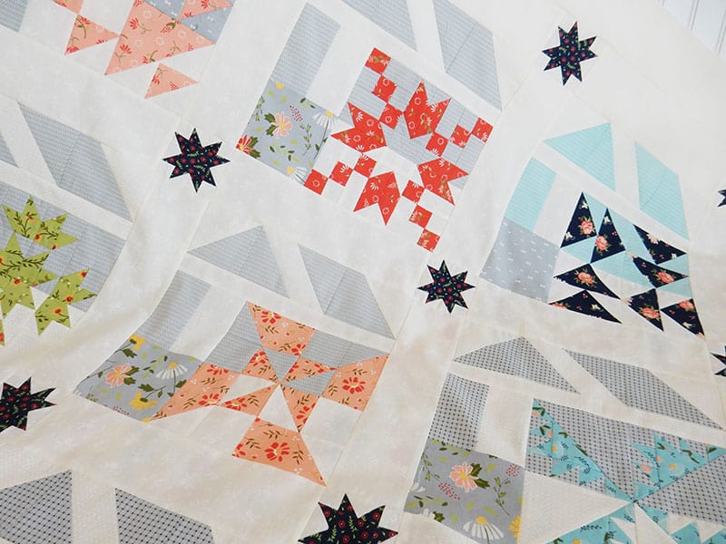 Barn Block Quilt Pattern featured by top US quilting blog A Quilting Life