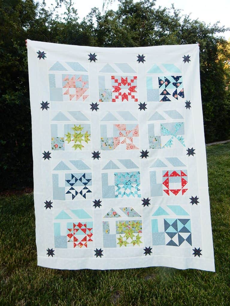 Barn Block Quilt Pattern featured by top US quilting blog A Quilting Life