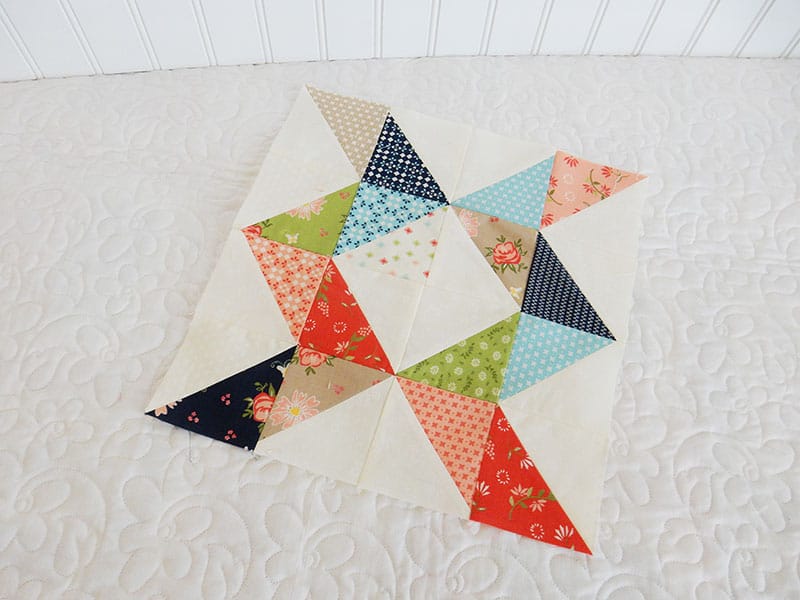 Block of the Month featured by top US quilting blog A Quilting Life