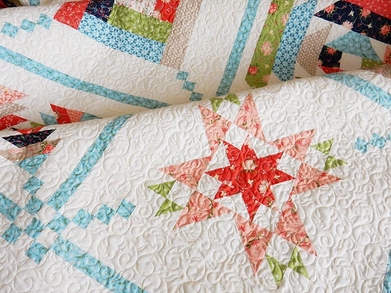 10 Tips for Block of the Month projects featured by Top US Quilting Blog, A Quilting Life: image of Sunday Best Sampler Quilt