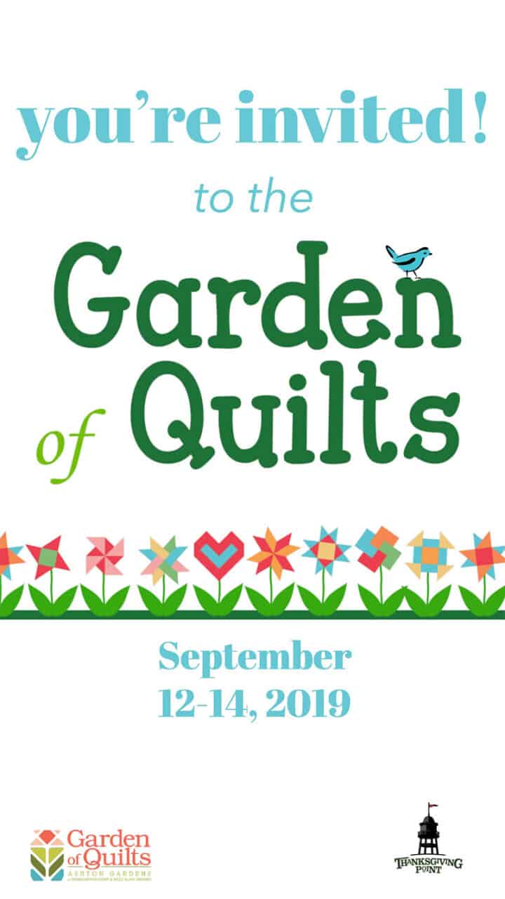 Garden of Quilts | Quilt Exhibits | A Quilting Life - the blog