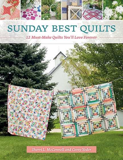 Sunday Best Quilts Sampler Block 7 featured by top US quilting blog, A Quilting Life