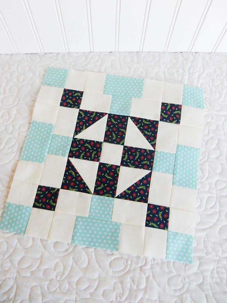 Snowflake quilt block