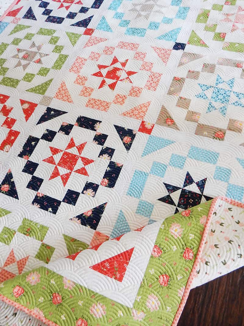 Vintage Charm | Sew Your Stash: Quilting Systems & Routines by popular quilting blog, A Quilting life: image of a Vintage Charm quilt.