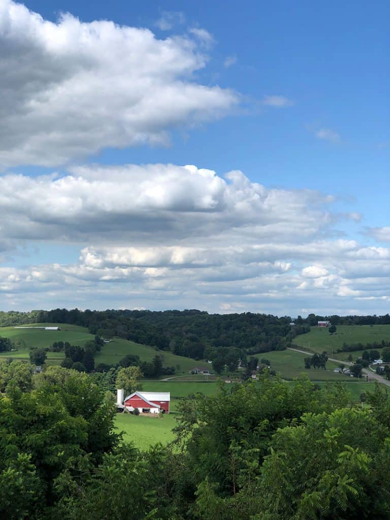 Berlin, Ohio | Quilter's Gathering in Berlin by popular quilting blog, A Quilting Life: image of farm country in Berlin, Ohio.