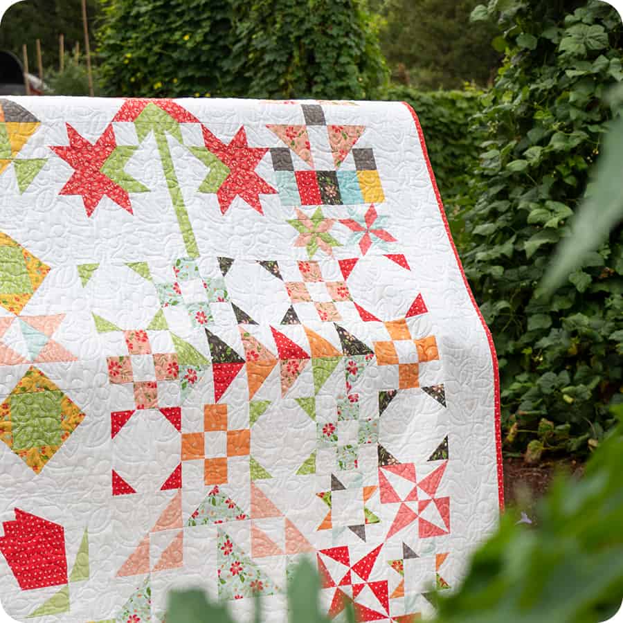 Bloomtopia Quilt featured by top US quilting blog, A Quilting Life