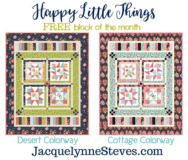 Free Block of the Month Pattern, quilting