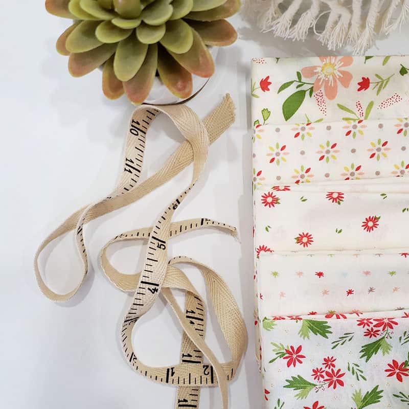 Summer Sweet Low Volume Prints | Summer Sweet Fabric Color Stories & Prints by popular quilting blog, A Quilting Life: image of Summer Sweet Fabric white and low volume print precuts.