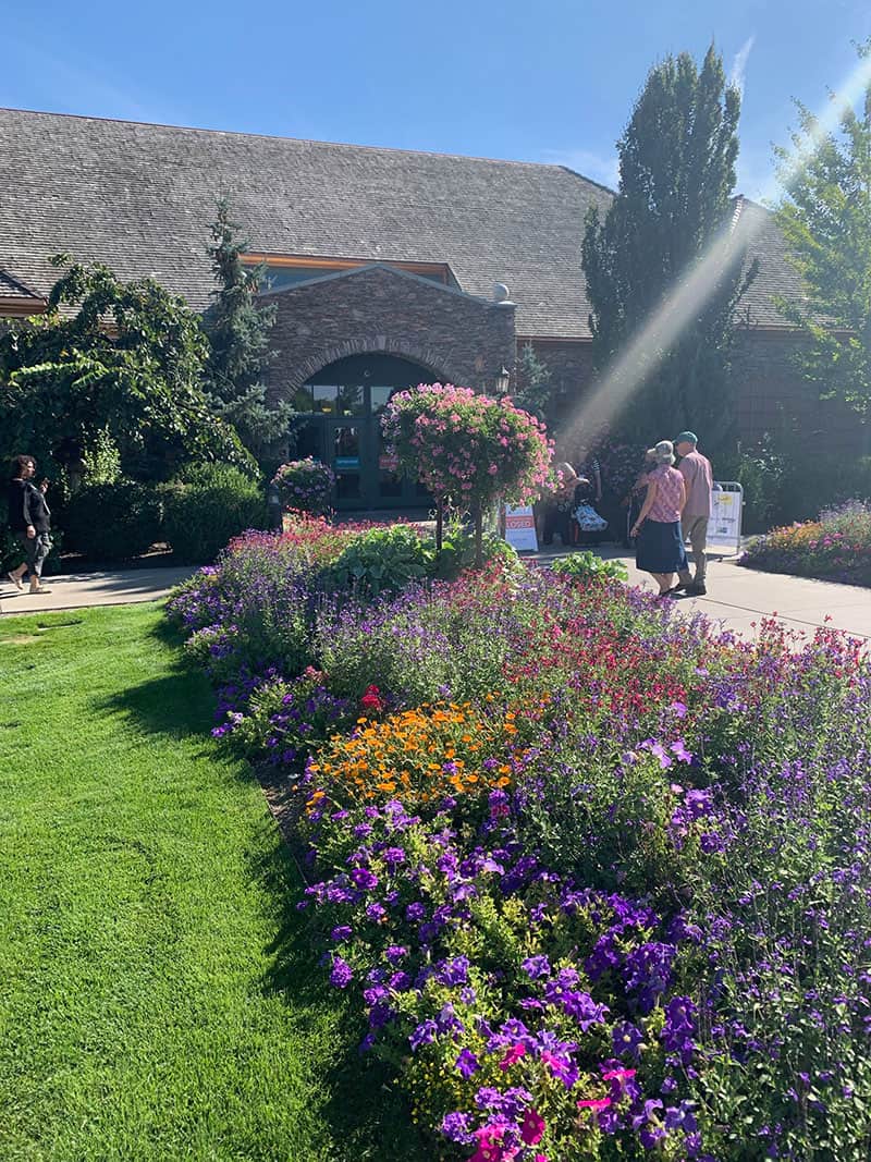 Ashton Gardens Entrance | Harper's Garden Shop Update & Life Lately by popular US quilting blog, A Quilting Life: image of the Ashton Gardens Entrance at Thanksgiving Point.