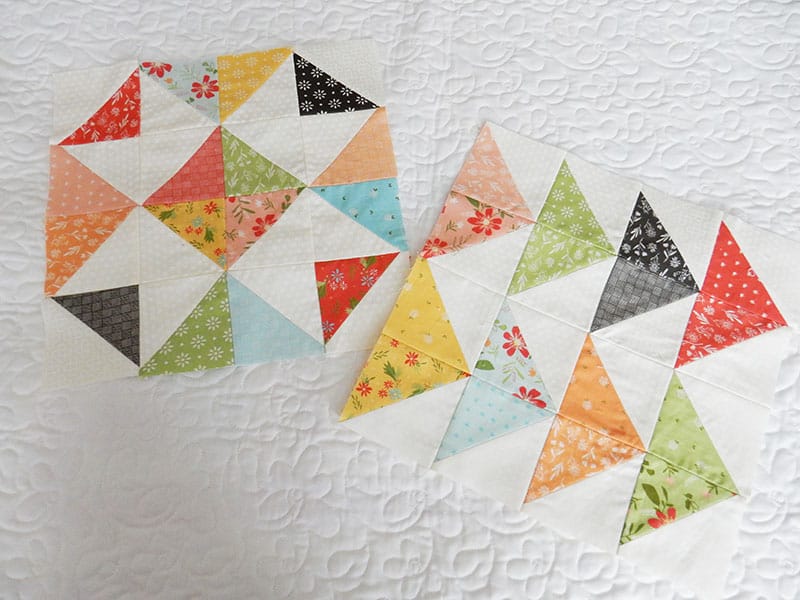 Quilting Life Quilt Block of the Month | September 2019 by popular quilting blog, A Quilting Life: image of two quilting blocks.