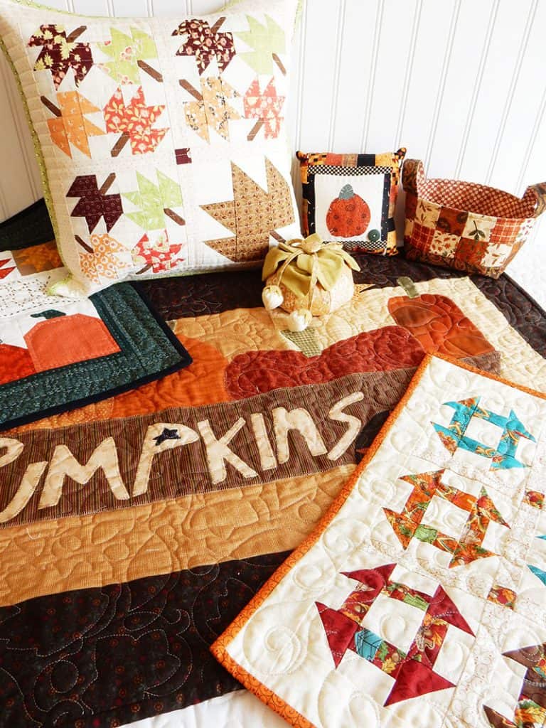 Fall quilts and decor