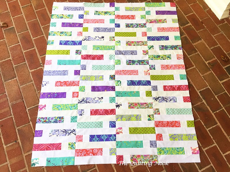 Jelly Roll Projects featured by top US quilting blog, A Quilting Life: image of Jelly Roll quilt