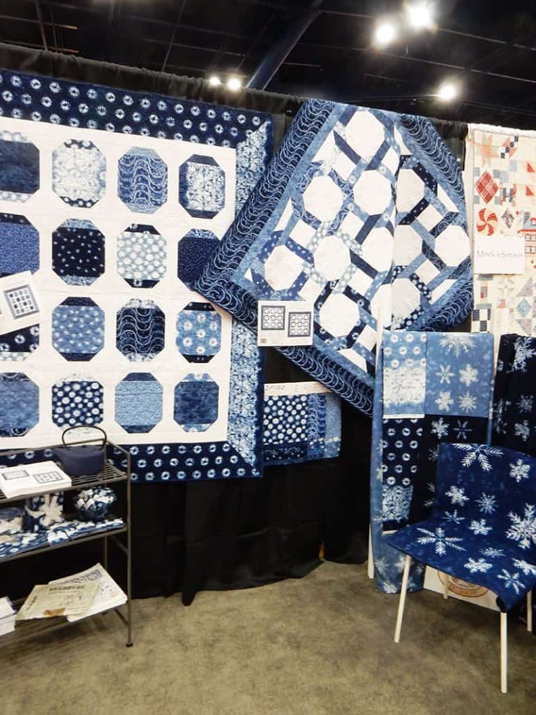 Debby Maddy Booth | Moda Booths Part 2: International Quilt Market Fall 2019 by popular Utah quilting blog, A Quilting Life: image of the Debby Maddy booth.