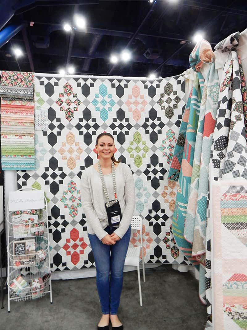 Lella Boutique booth fall 2019 | Moda Booths: Fall 2019 International Quilt Market by popular Utah quilting blog, A Quilting Life: image of the Lella Boutique booth.
