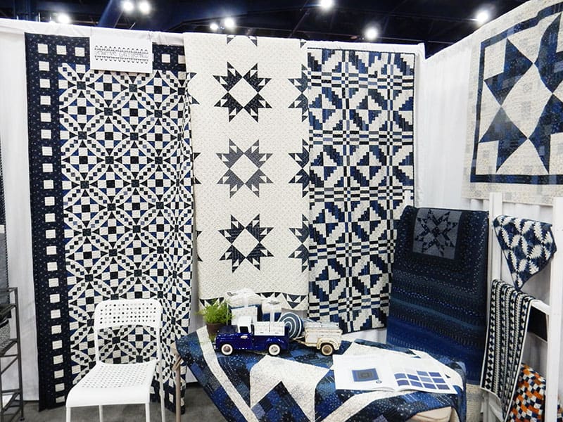 Primitive Gatherings Booth| Moda Booths Part 2: International Quilt Market Fall 2019 by popular Utah quilting blog, A Quilting Life: image of the Primitive Gatherings booth. 