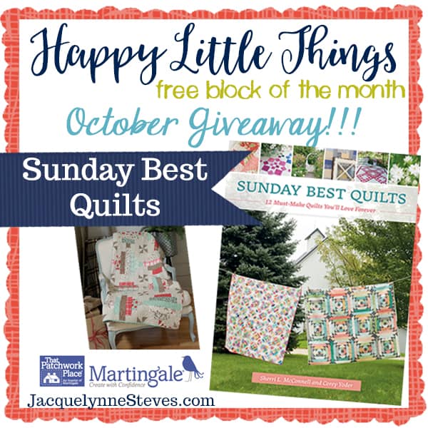 Happy Little Things Block 3 | Free Block of the Month