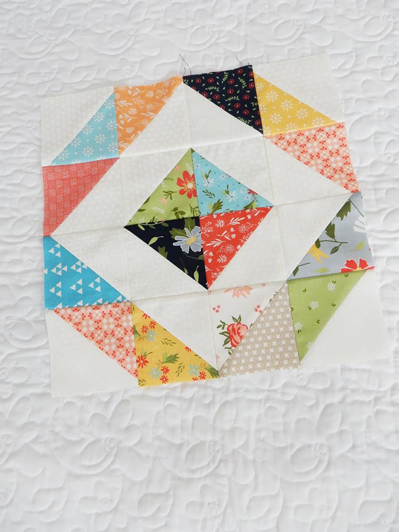 Quilting Life Block of the Month October block 1