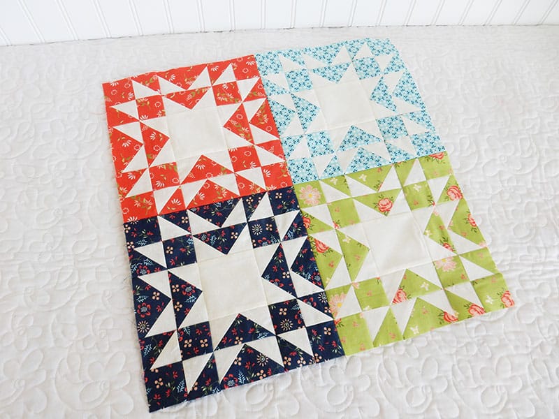 Sunday Best Quilts Sampler Block 5 | Sunday Best Quilts Sampler Block 5 by popular Utah quilting blog, A Quilting Life: image of a Sunday Best Quilts Sample Block.