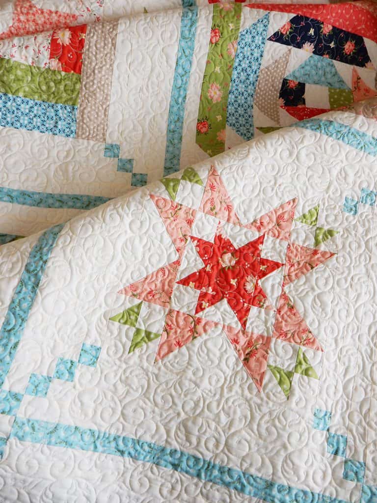 Sunday Best Quilts Sampler Block featured by top US quilting blog, A Quilting Life