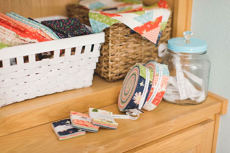 Sewing Room Shelf