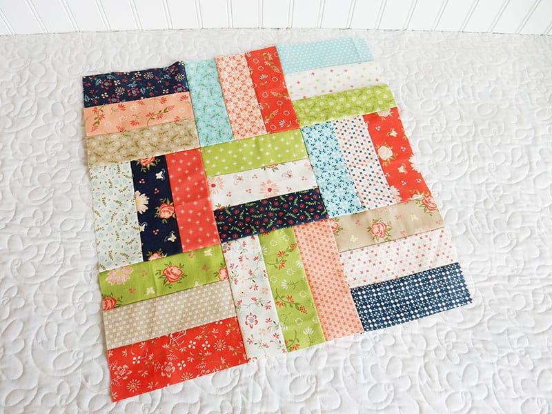 Sunday Best Quilts Sampler Block 8 by popular Utah quilting blog, A Quilting Life: image of a Delight Quilt Block from Sunday Best Quilts