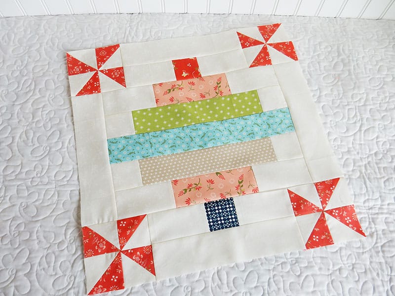Sunday Best Quilts Sampler Block 7 featured by top US quilting blog, A Quilting Life