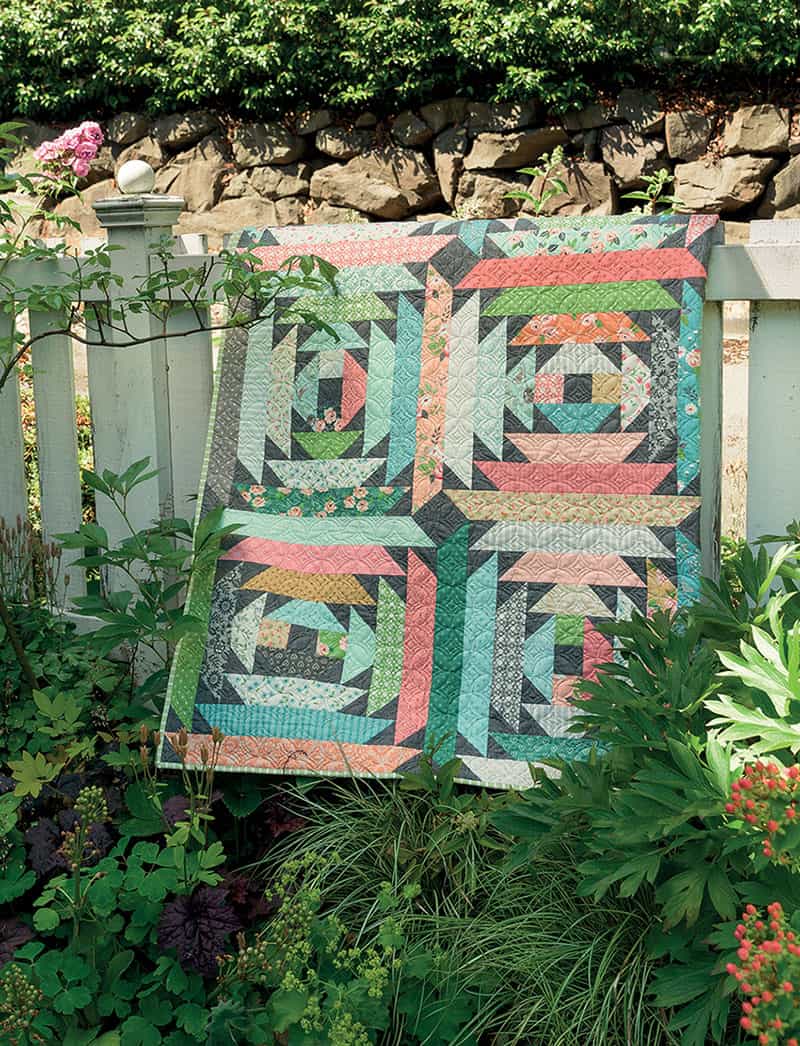 Dayflower Quilt by Corey Yoder for Sunday Best Quilts, featured by top US quilting blog, A Quilting Life.