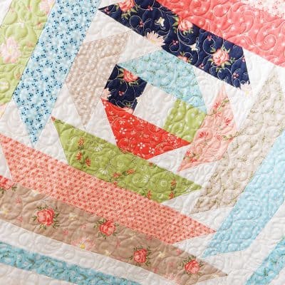 Dayflower Quilt by Corey Yoder for Sunday Best Quilts, featured by top US quilting blog, A Quilting Life.